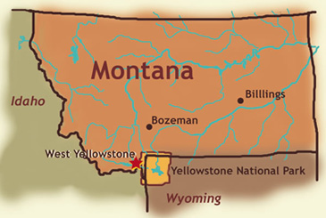 Montana map